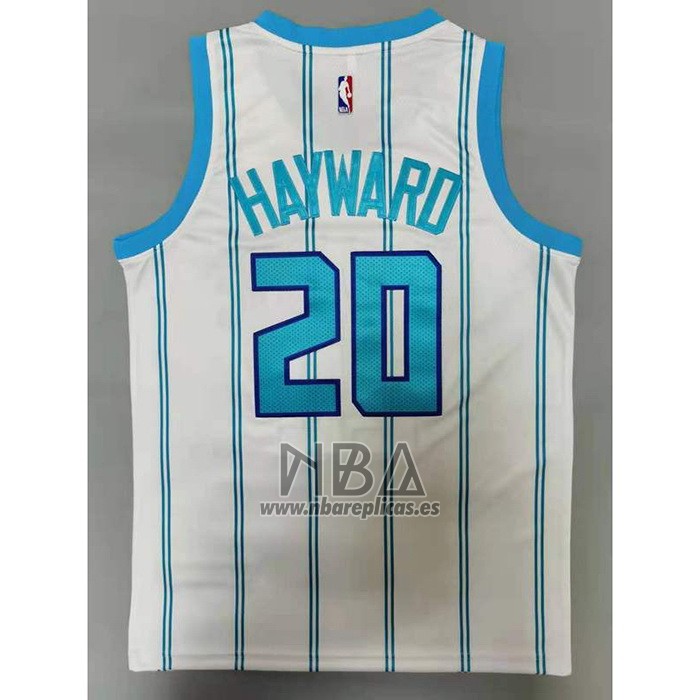 Camiseta Charlotte Hornets Gordon Hayward NO 20 Association 2020-21 Blanco